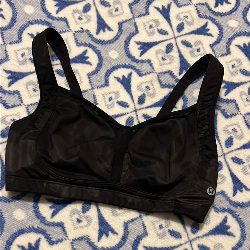 lululemon athletica Black Seamless Sports Bra